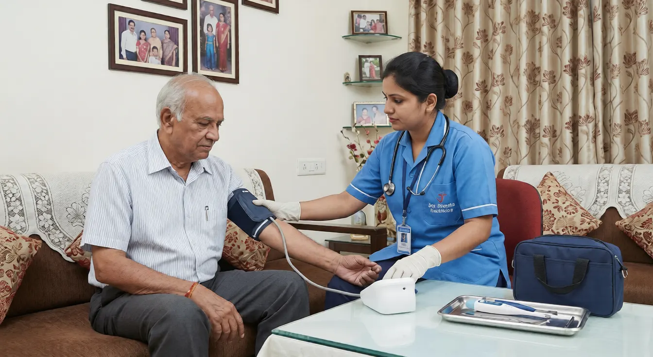 Nursing Care at Home in Ahmedabad - professional home healthcare